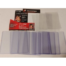 Ultra Pro - 10 Regular Top Loaders & 10 "Penny" Soft Card Sleeves